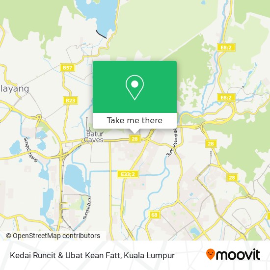 Kedai Runcit & Ubat Kean Fatt map