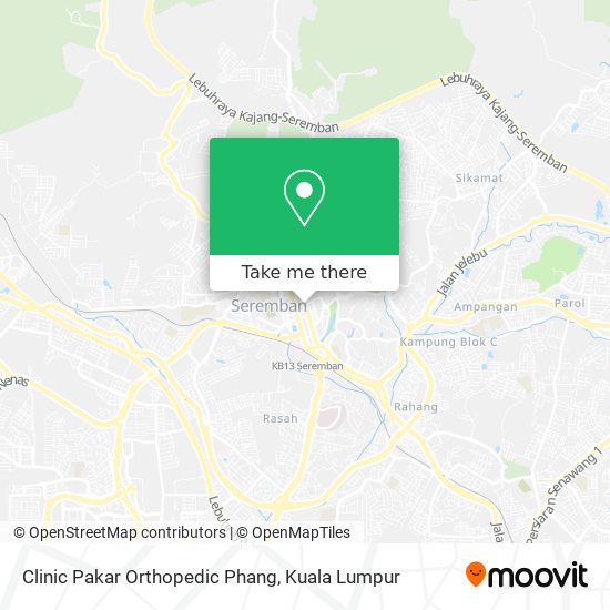 Peta Clinic Pakar Orthopedic Phang