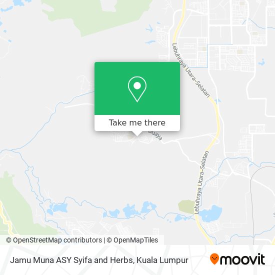 Jamu Muna ASY Syifa and Herbs map