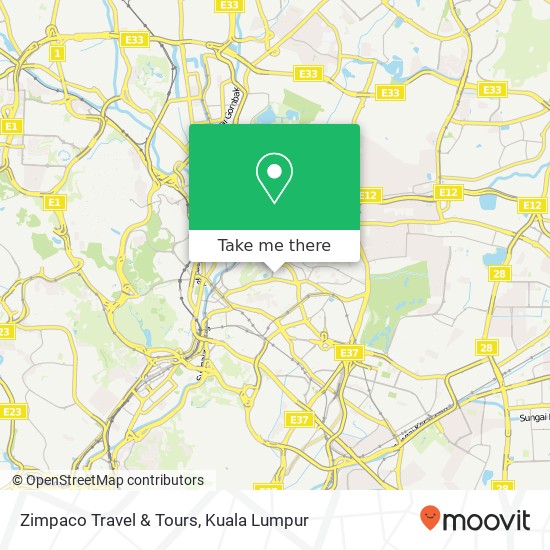 Zimpaco Travel & Tours map