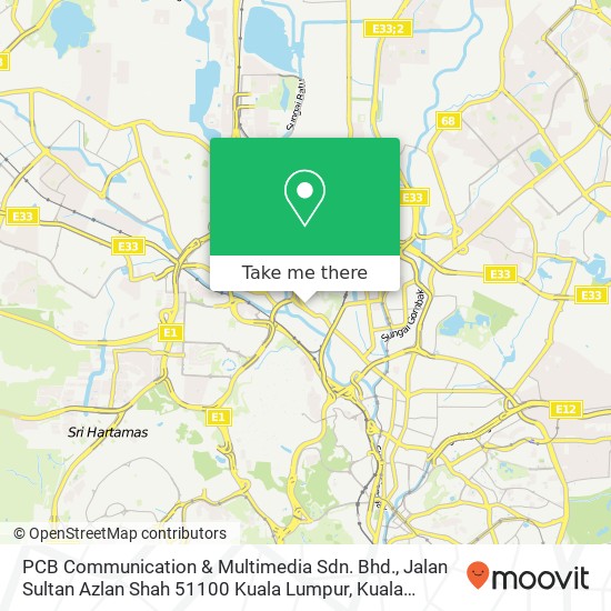 Peta PCB Communication & Multimedia Sdn. Bhd., Jalan Sultan Azlan Shah 51100 Kuala Lumpur