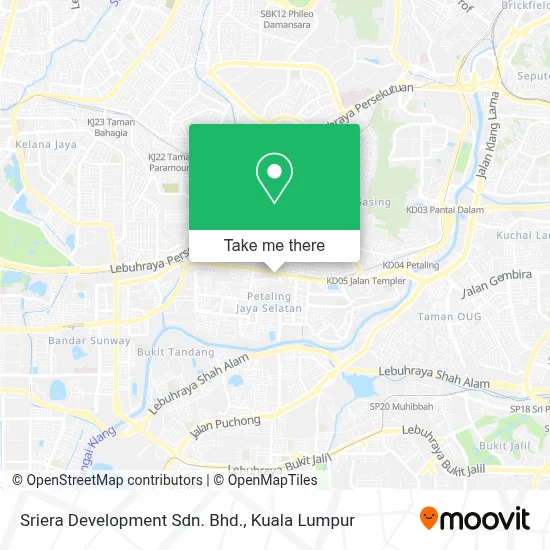 Sriera Development Sdn. Bhd. map