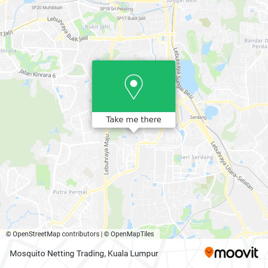 Mosquito Netting Trading map