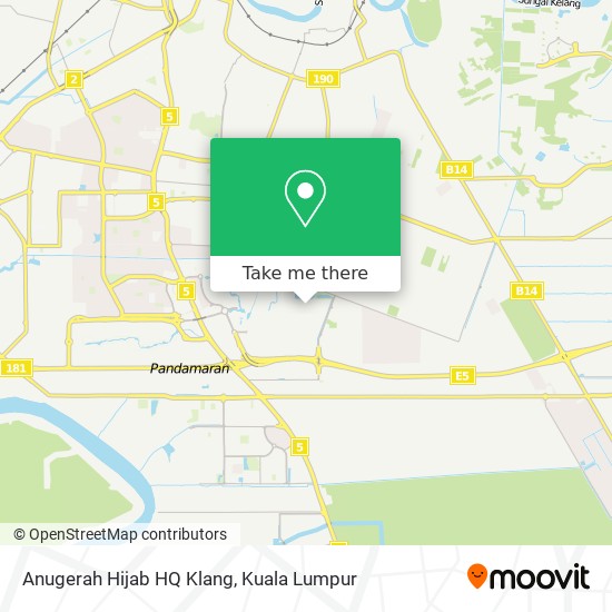Anugerah Hijab HQ Klang map