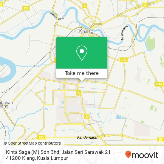 Peta Kinta Saga (M) Sdn Bhd, Jalan Seri Sarawak 21 41200 Klang