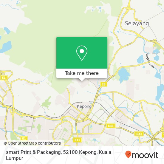 smart Print & Packaging, 52100 Kepong map