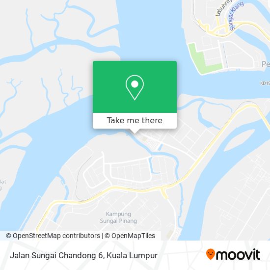 Peta Jalan Sungai Chandong 6