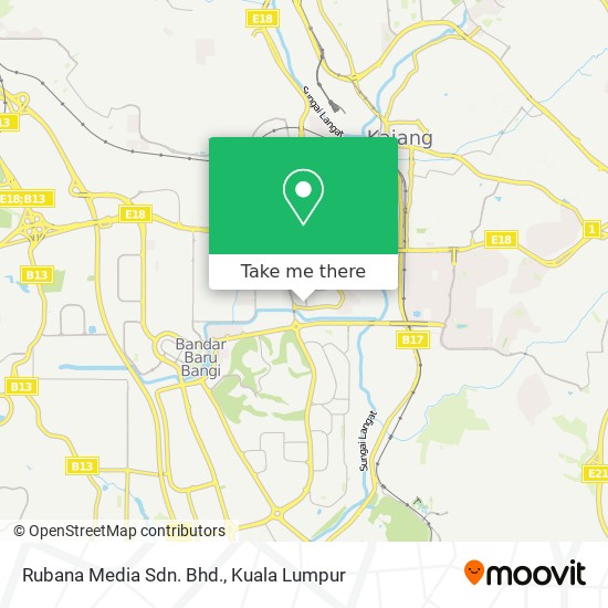 Rubana Media Sdn. Bhd. map