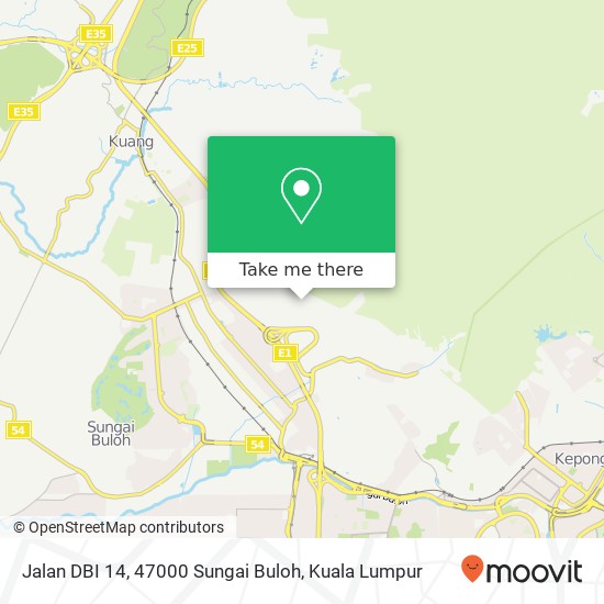 Jalan DBI 14, 47000 Sungai Buloh map