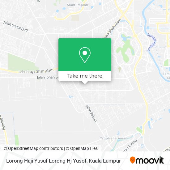 Lorong Haji Yusuf Lorong Hj Yusof map