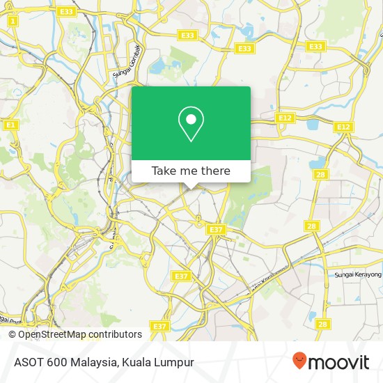 Peta ASOT 600 Malaysia