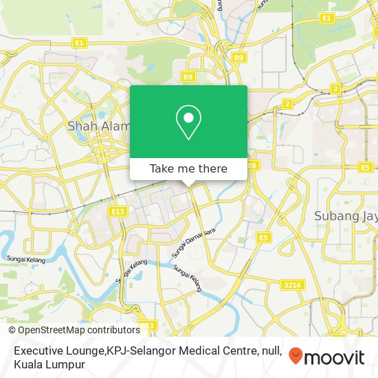 Executive Lounge,KPJ-Selangor Medical Centre, null map