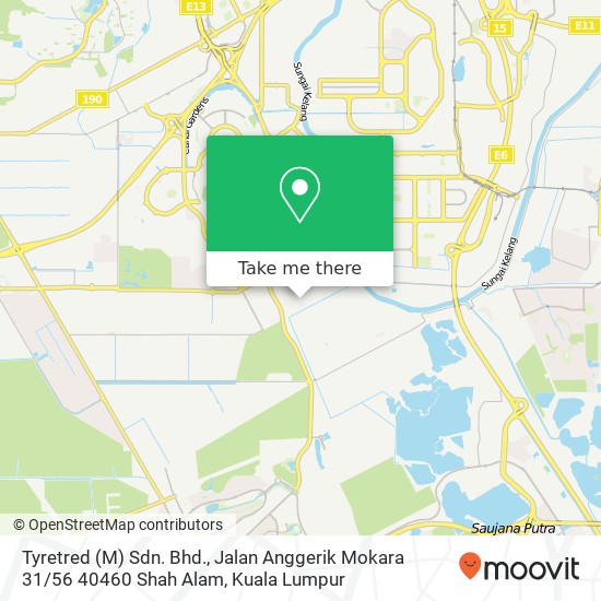 Tyretred (M) Sdn. Bhd., Jalan Anggerik Mokara 31 / 56 40460 Shah Alam map