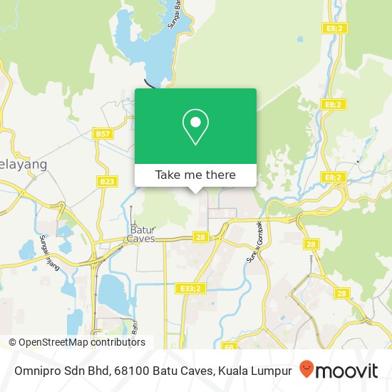 Omnipro Sdn Bhd, 68100 Batu Caves map