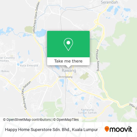 Peta Happy Home Superstore Sdn. Bhd.