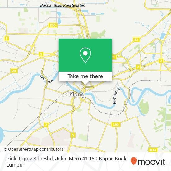 Peta Pink Topaz Sdn Bhd, Jalan Meru 41050 Kapar