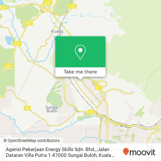 Agensi Pekerjaan Energy Skills Sdn. Bhd., Jalan Dataran Villa Putra 1 47000 Sungai Buloh map