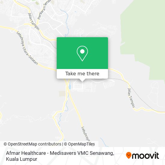 Peta Afmar Healthcare - Medisavers VMC Senawang