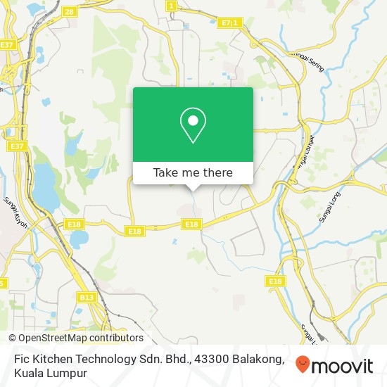 Peta Fic Kitchen Technology Sdn. Bhd., 43300 Balakong