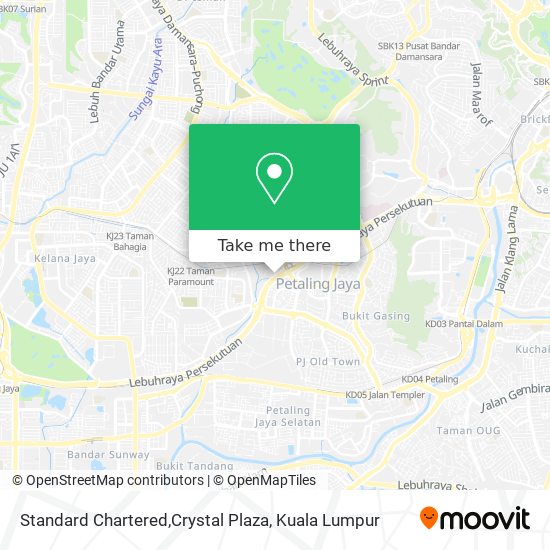 Standard Chartered,Crystal Plaza map