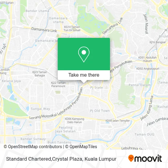 Standard Chartered,Crystal Plaza map