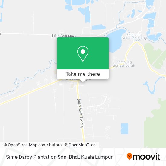 Peta Sime Darby Plantation Sdn. Bhd.