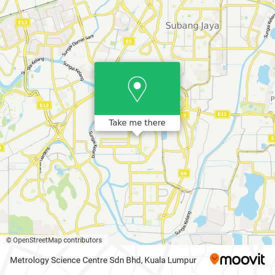 Metrology Science Centre Sdn Bhd map