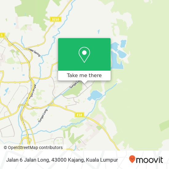 Jalan 6 Jalan Long, 43000 Kajang map