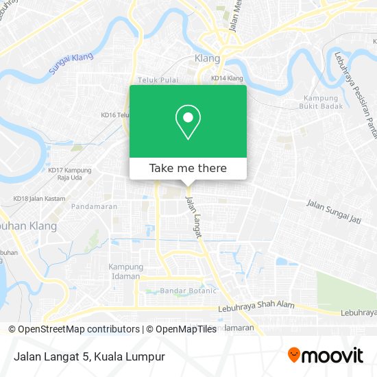 Peta Jalan Langat 5