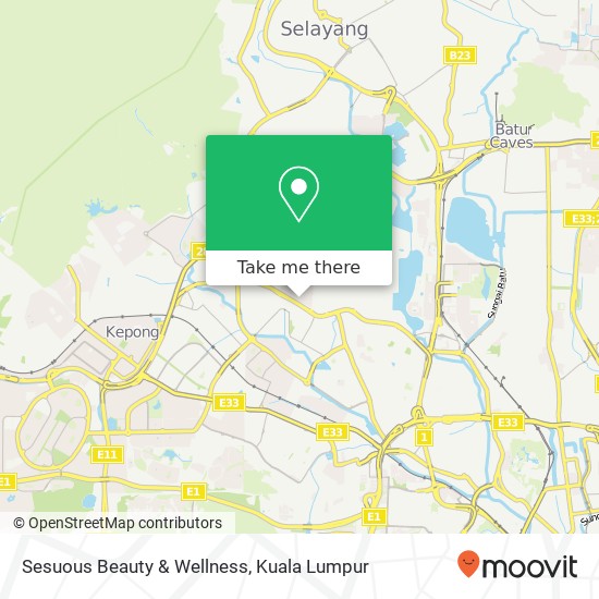 Sesuous Beauty & Wellness map