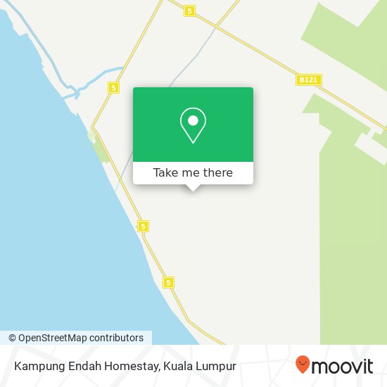 Peta Kampung Endah Homestay