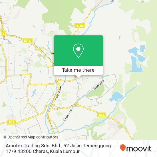 Peta Amotex Trading Sdn. Bhd., 52 Jalan Temenggung 17 / 9 43200 Cheras