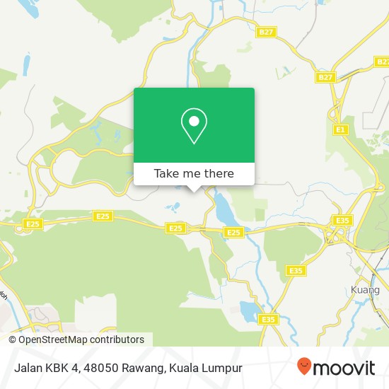 Peta Jalan KBK 4, 48050 Rawang