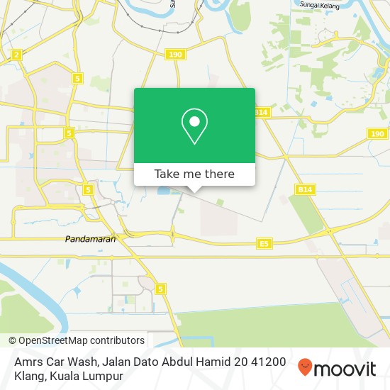 Peta Amrs Car Wash, Jalan Dato Abdul Hamid 20 41200 Klang