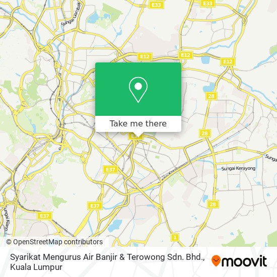 Syarikat Mengurus Air Banjir & Terowong Sdn. Bhd. map