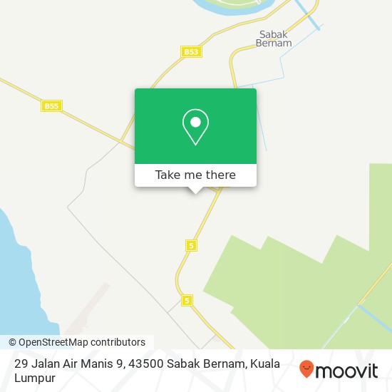 29 Jalan Air Manis 9, 43500 Sabak Bernam map