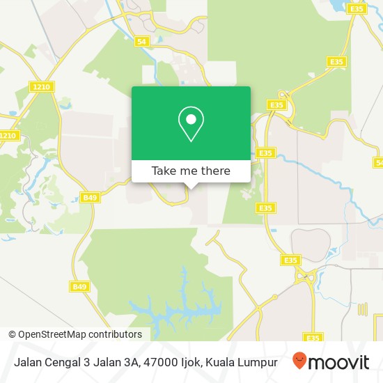 Jalan Cengal 3 Jalan 3A, 47000 Ijok map