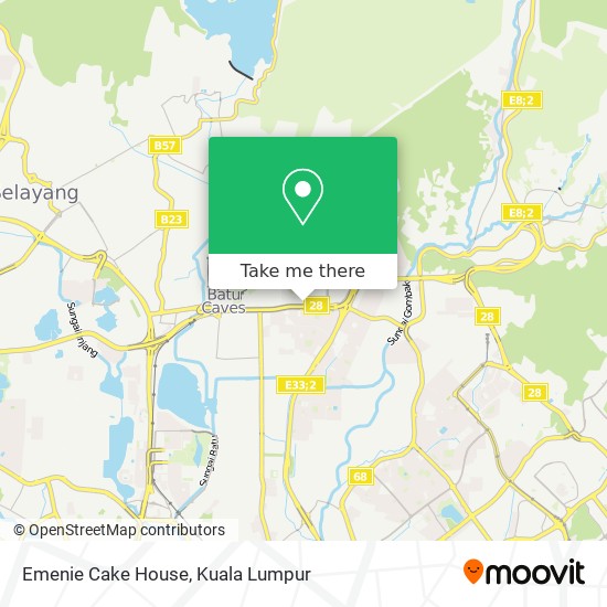 Emenie Cake House map