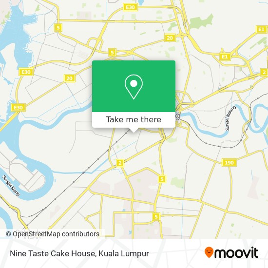 Nine Taste Cake House map