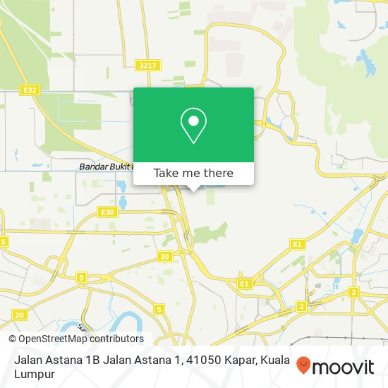 Jalan Astana 1B Jalan Astana 1, 41050 Kapar map