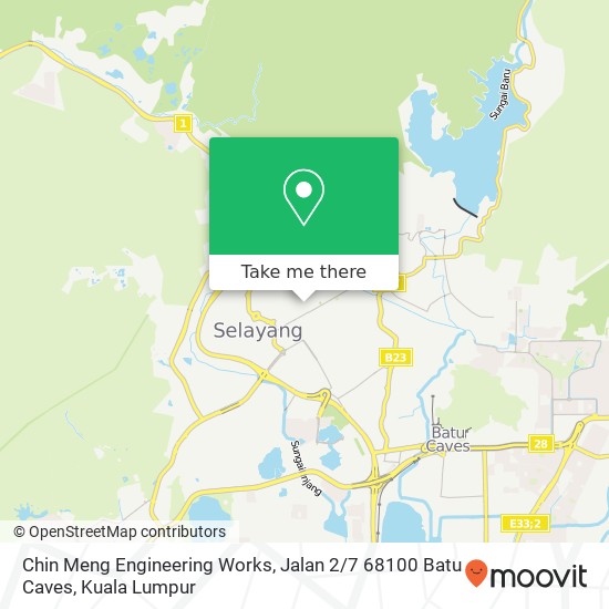 Chin Meng Engineering Works, Jalan 2 / 7 68100 Batu Caves map