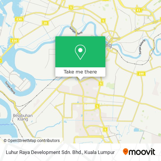 Luhur Raya Development Sdn. Bhd. map