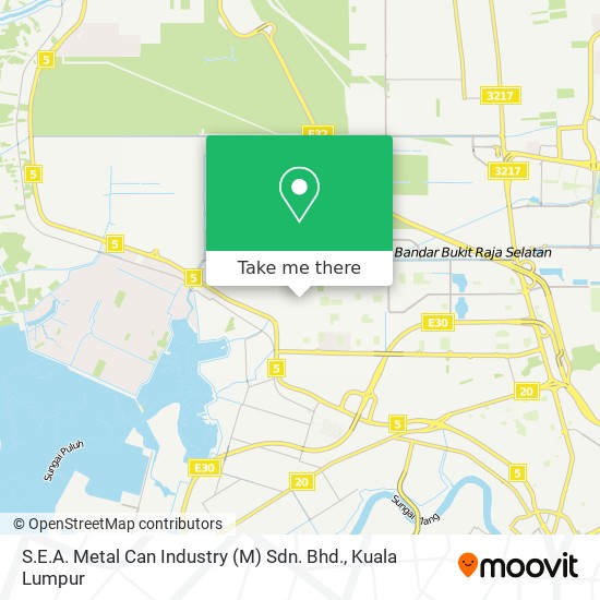 S.E.A. Metal Can Industry (M) Sdn. Bhd. map