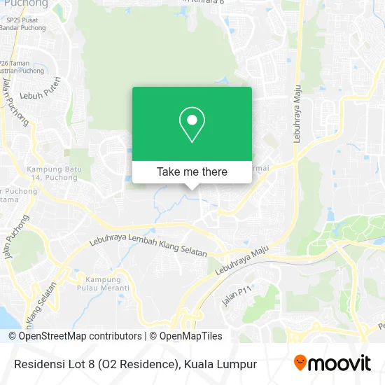Residensi Lot 8 (O2 Residence) map