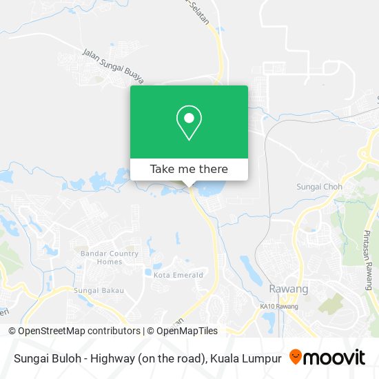 Peta Sungai Buloh - Highway (on the road)