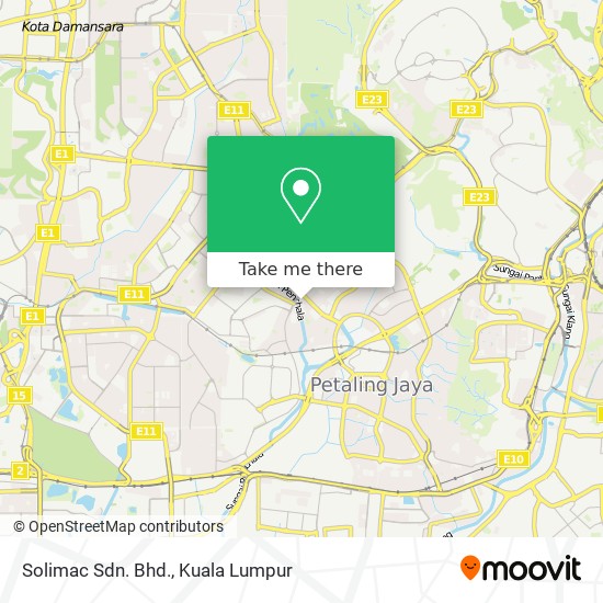 Solimac Sdn. Bhd. map