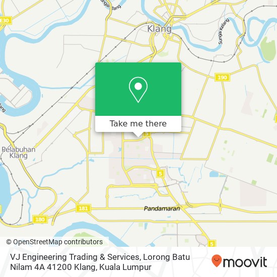 VJ Engineering Trading & Services, Lorong Batu Nilam 4A 41200 Klang map