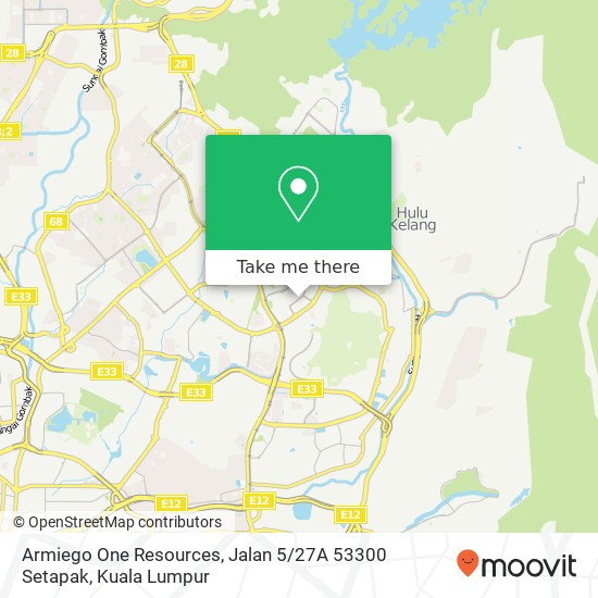 Armiego One Resources, Jalan 5 / 27A 53300 Setapak map