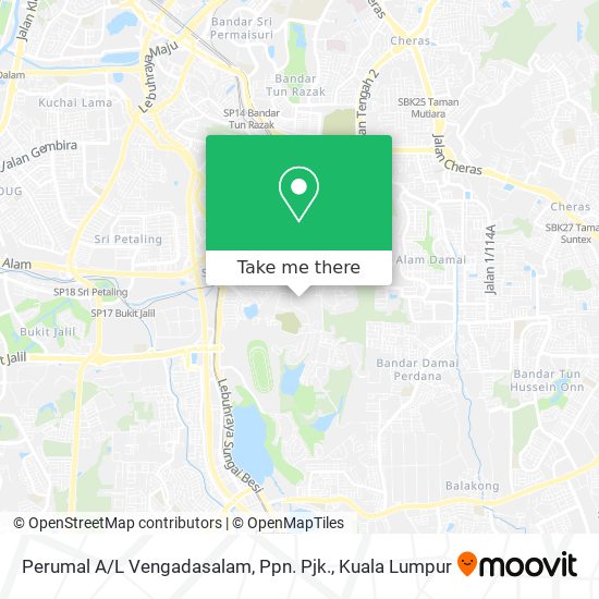 Peta Perumal A / L Vengadasalam, Ppn. Pjk.