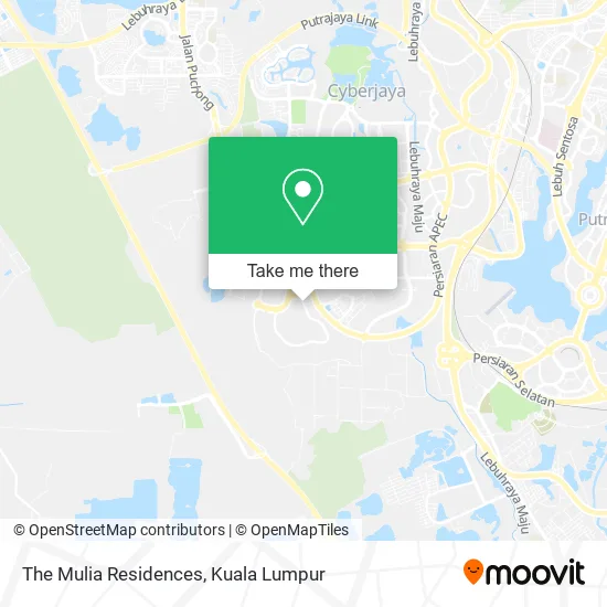 The Mulia Residences map